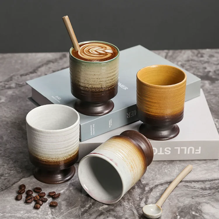 

200 ml Vintage ceramic mug coarse ceramic coffee cup wholesale