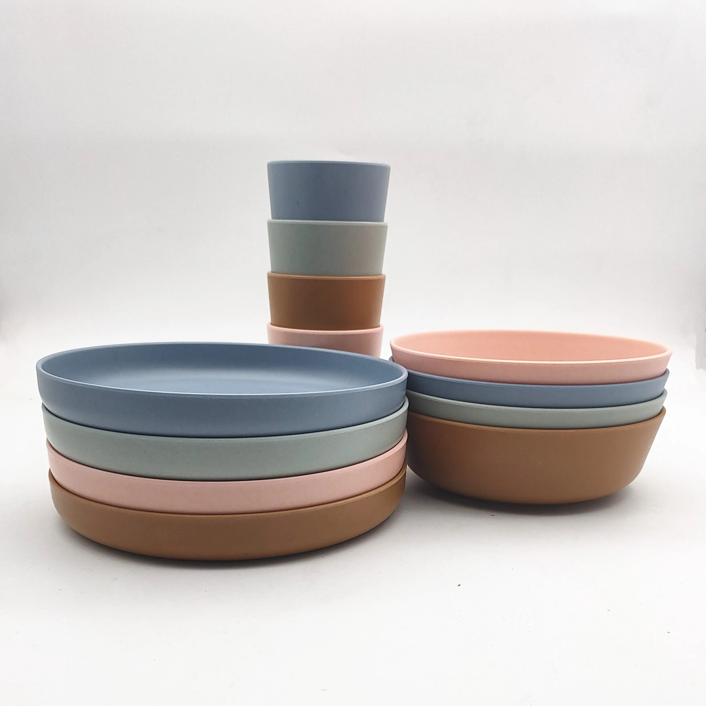 2020 New Design Dinner Set Dinnerware Sets Biodegradable Bamboo Plate