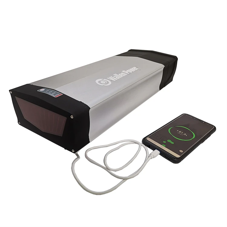 

Rear Rack 52v 20ah Ebike Battery with Rear Rack and Chrager for Electric Bicycle