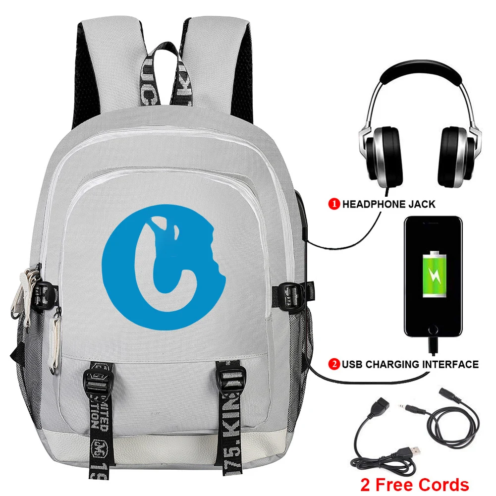 

Factory Directly Women Men USB Charging Port Laptop Travel Waterproof Cookie Backpack Bag