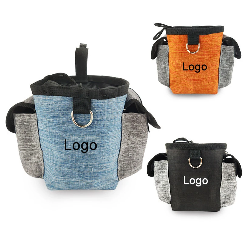 

Custom Amazon Popular Multifunction Pet Dogs Walk Snack Bag Waist Training Bag Waterproof Dog Treat Training Pouch, Customized color