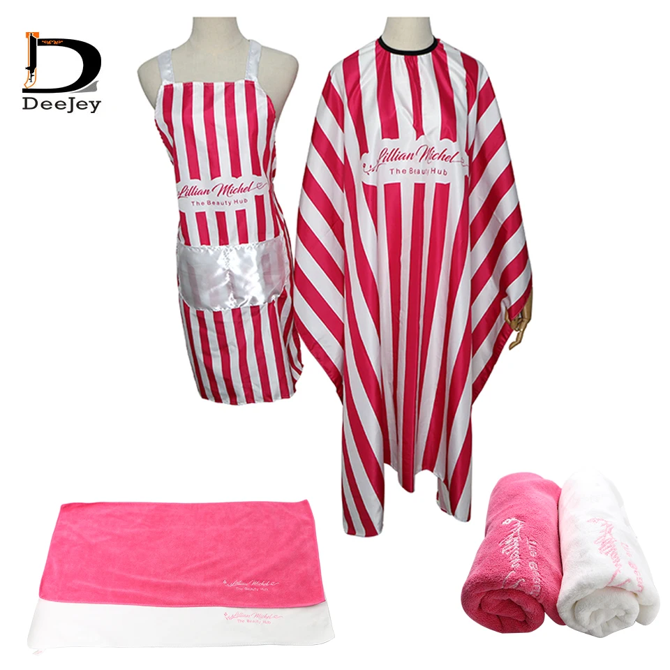 

Hairdressing Barber Sets Salon Towel Apron Barber Cape Salon Cutting Type Hairdressing Cape And Apron And Towel sets, Customized