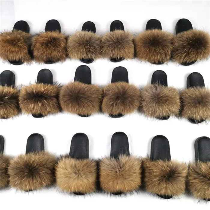 

Factory Direct Wholesale toddler fur slides women fur slippers monster fur slides