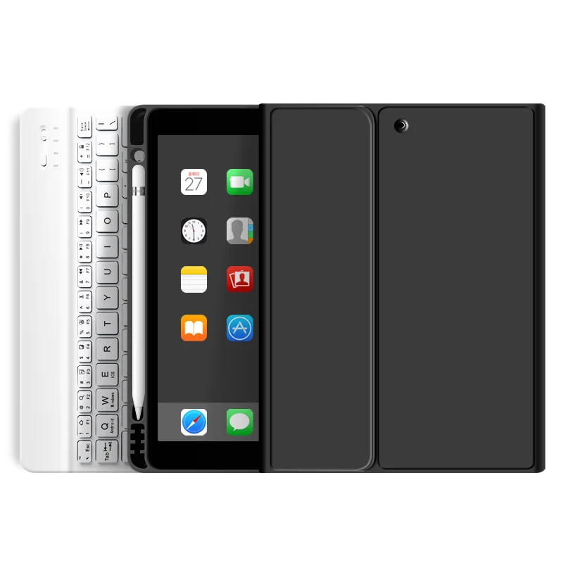 

Keyboard case for iPad 10.2 /10.5/11/12.9 inch with PU Leather for iPad 7th/8th generation keyboard case, Multiple colors