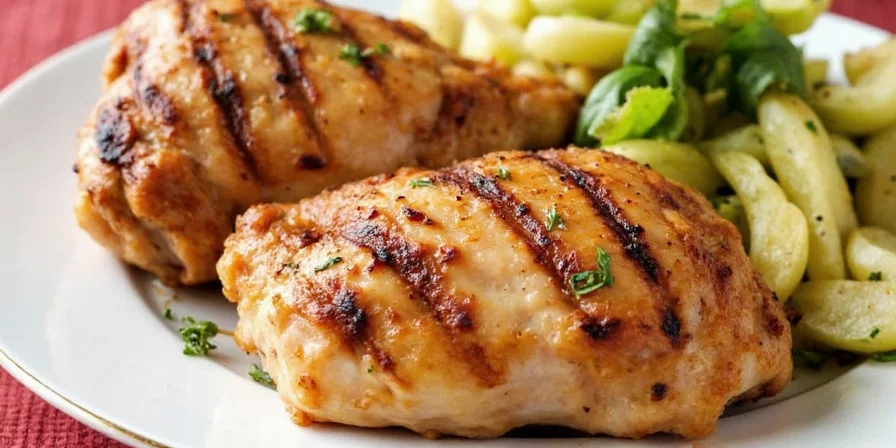 Everything bagel-seasoned grilled chicken