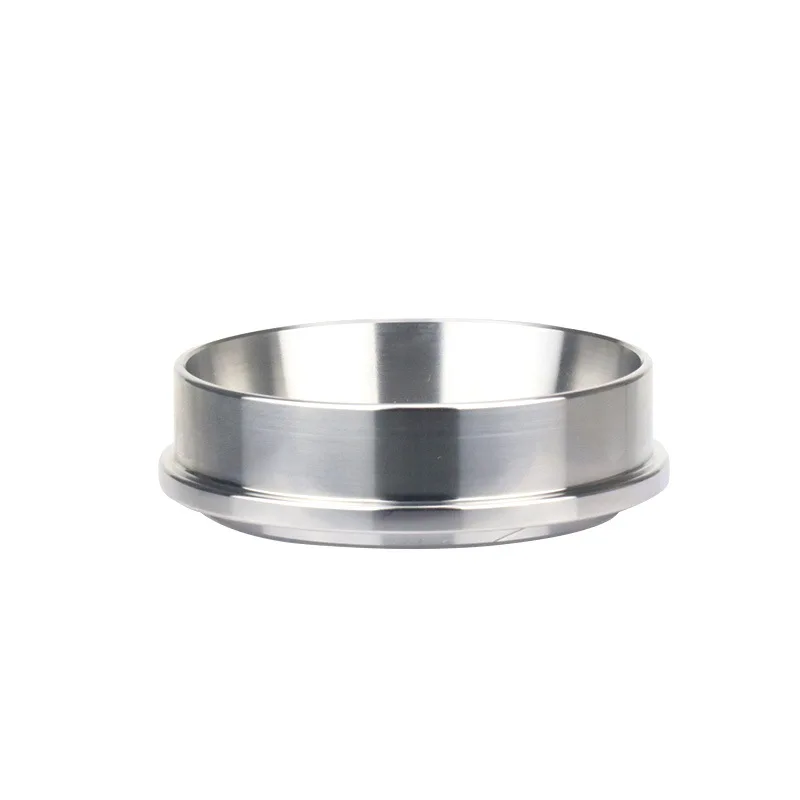 

304 Stainless Steel Intelligent Dosing Ring For Brewing Bowl Coffee Powder Espresso Barista Tool Profilter Coffee Tamper, Silver