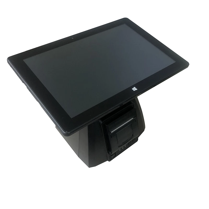 

7-11 inch android tablet stand printer pos holder Loyverse point of sale queue mini 58mm thermal receipt printer TC2200