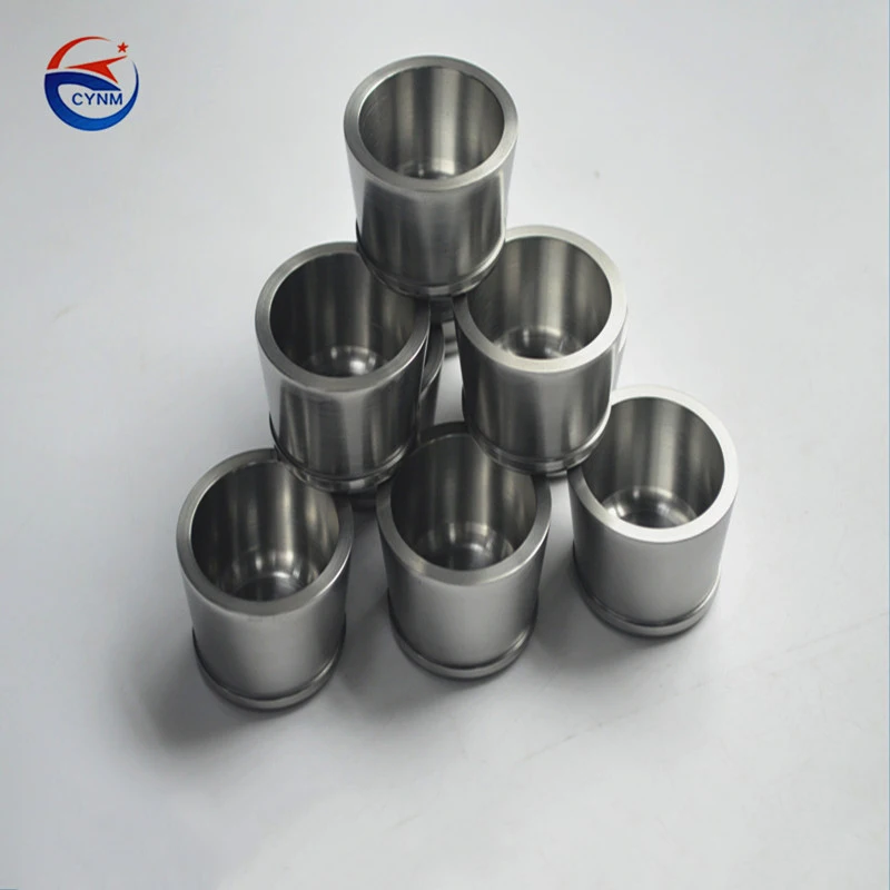 
Heat resistant refractory metal industry melting tungsten crusible 
