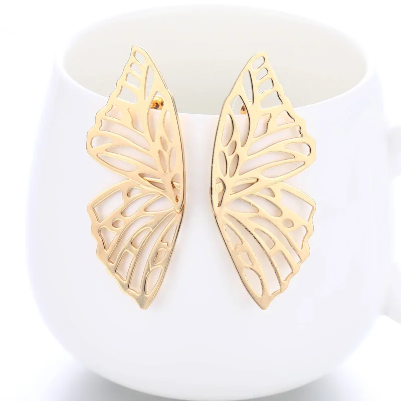 

New style simple butterfly wings earrings for women