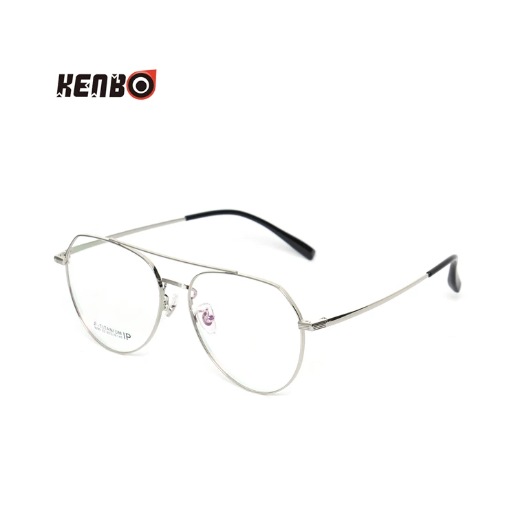 

Kenbo Eyewear 2020 New Arrivals Fashion Aviation Glasses Titanium Optical Frame Eyeglasses For Men Women