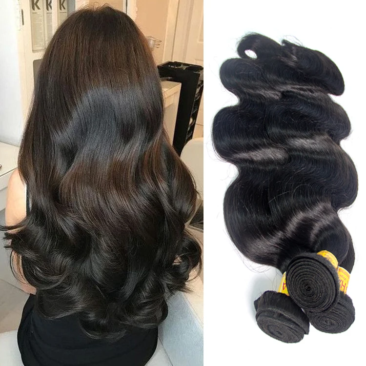 

GS quality 40 inch 100% brazilian remy wholesale extensions bundles virgin cuticle aligned virgin human long hair extensions, Natural color