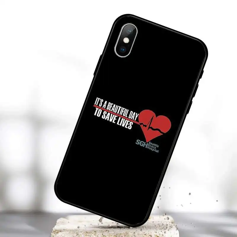 

The Grey Anatomy tpu mobile phone cover for iphone 5E phone covers, Black