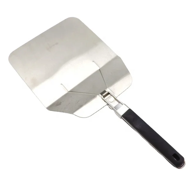 

Stainless Steel Metal Shovel Peel Foldable Pizza Paddle, Customized