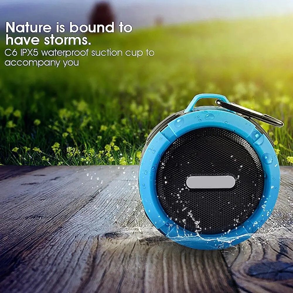 Promotional Gift outdoor mini IPX5 Waterproof wireless portable speaker C6 outdoors - ANKUX.COM