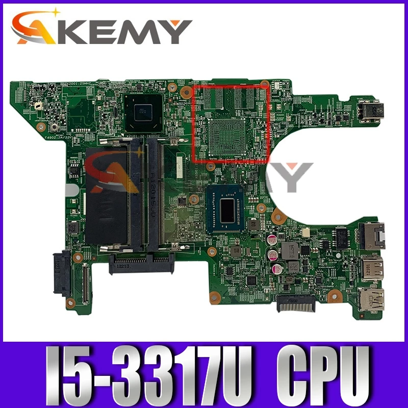 

Original Laptop motherboard For 14Z 5423 I5-3317U SR0N8 Mainboard CN-0MRRJR 0MRRJR DMB40 11289-1
