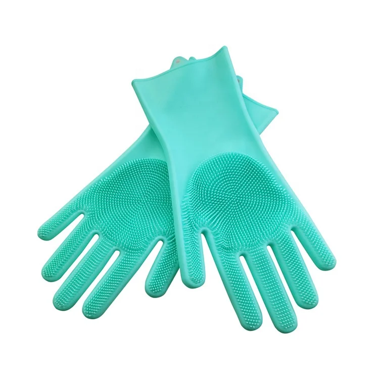 

Environment friendly BPA Free Silicone Kitchen gloves cleaning