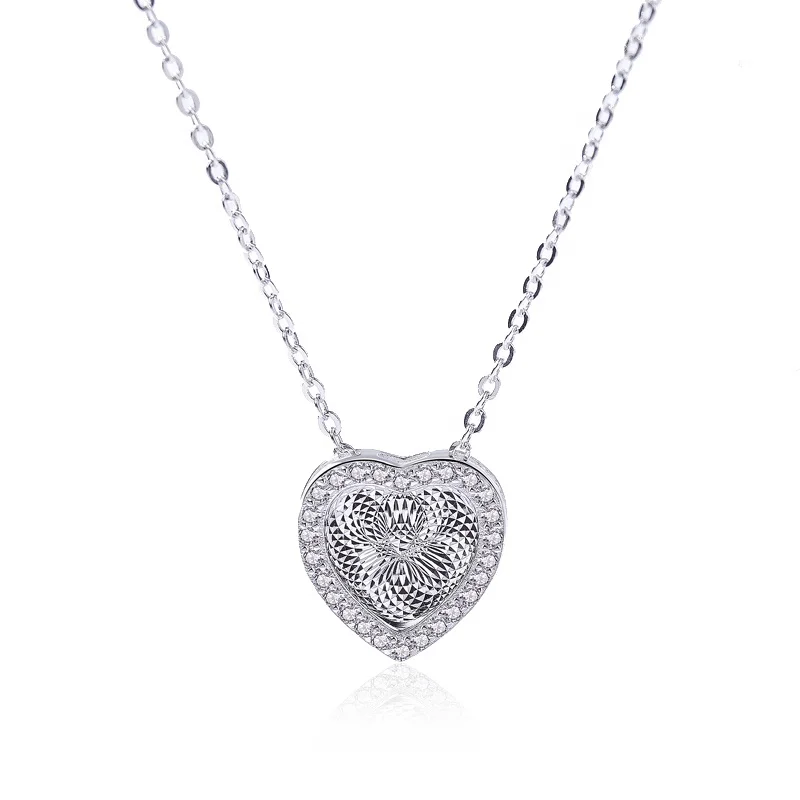 

925 Sterling silver necklace for women and girls with 18k gold plated