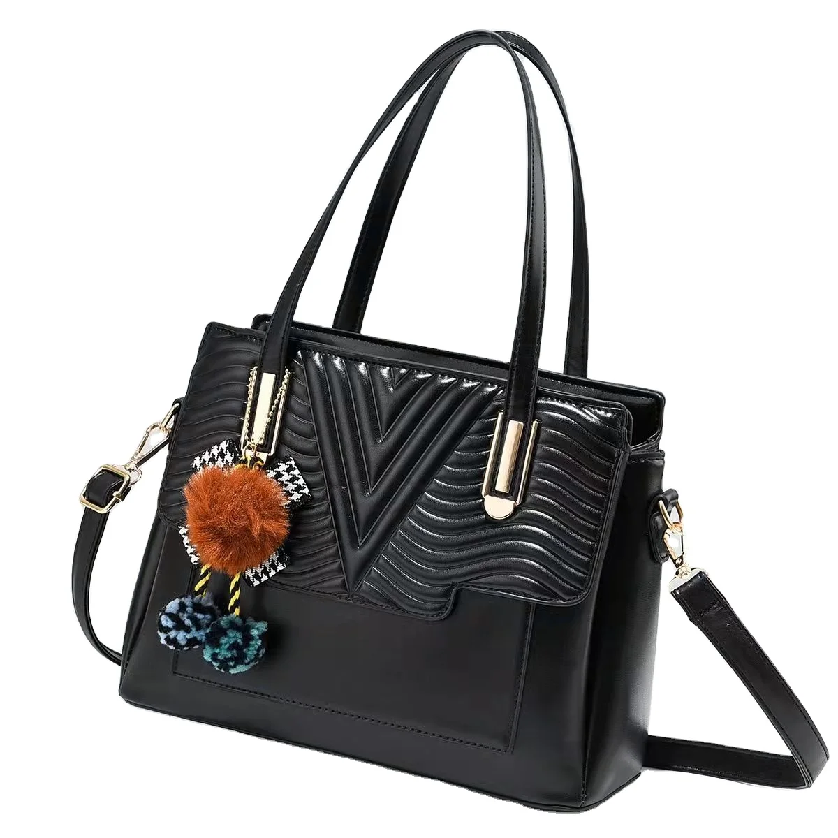 

2022 New texture solid color large volume wholesale ladies shoulder bag cross body bag leather woman bags commuting handbag