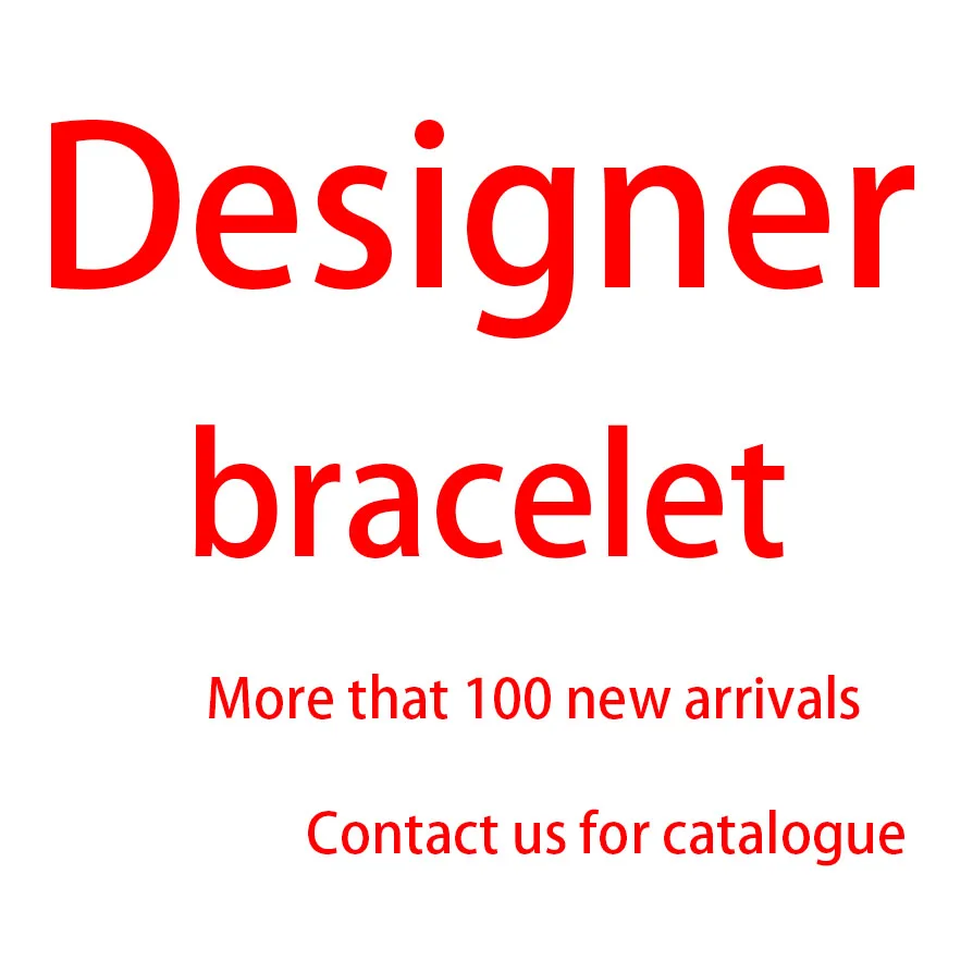 

2022 New Arrivals Luxury Designer Jewelry Famous Brand Designer Bracelet and Bangles, Colorful