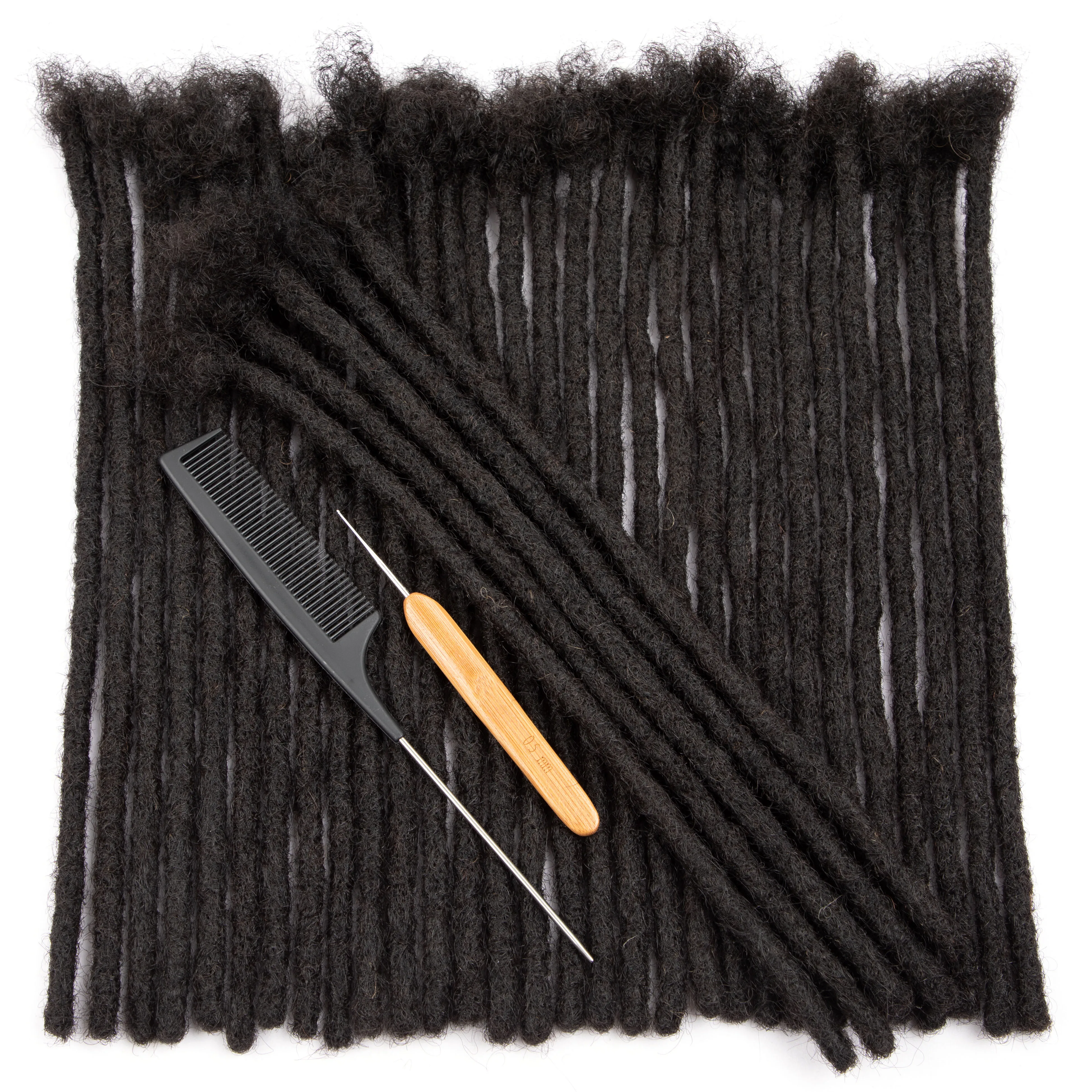 

China factory wholesale dreadlocks hair extensions human hair dreadlock extensions dreadlocks