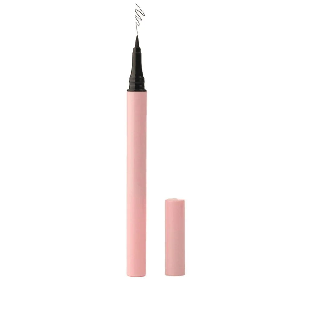 

Private Label Liquid Eyeliner Custom Logo Waterproof Quick-drying Non-smudged Eye Makeup Bulk Pink Tube Black Box Free Shipping