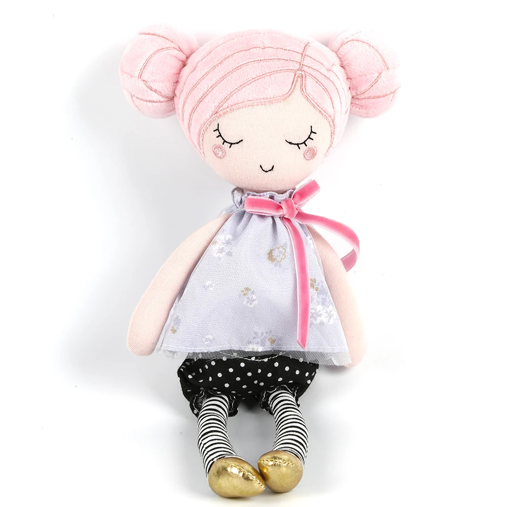 Factory Wholesale Custom Rag Girl Doll Handmade Cloth Doll Soft Plush
