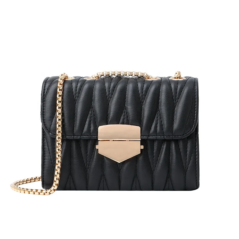 

2021 Fashion Mini Lady Shoulder Bag Chain Crossbody with low price, Black,white