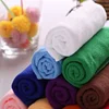 Microfiber giveaway promotion 25*25 square towel 30*30 cleaning towel home daily small towel Custom log