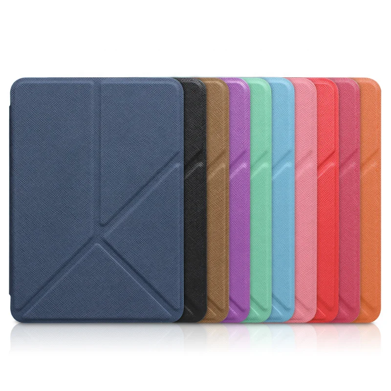 

New Kindle Paperwhite 4 Foldable Case PU Leather Smart Cover for Amazon Kindle Paperwhite 10th Generation 2018 with Stand Holder, Multi colors