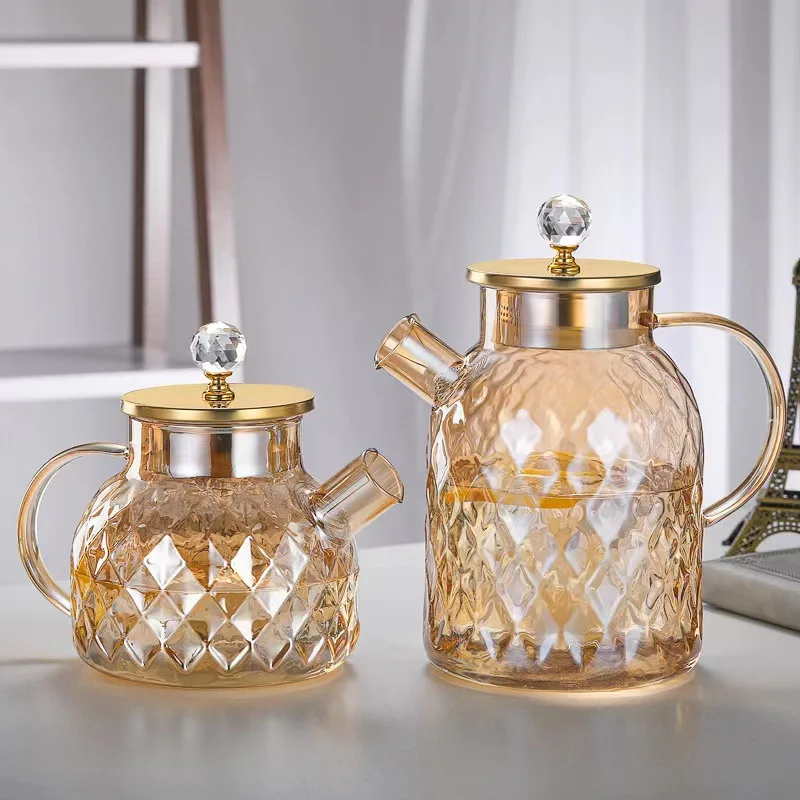 High Borosilicate Heat-Resistant Glass Large Capacity Cold Water Pitcher