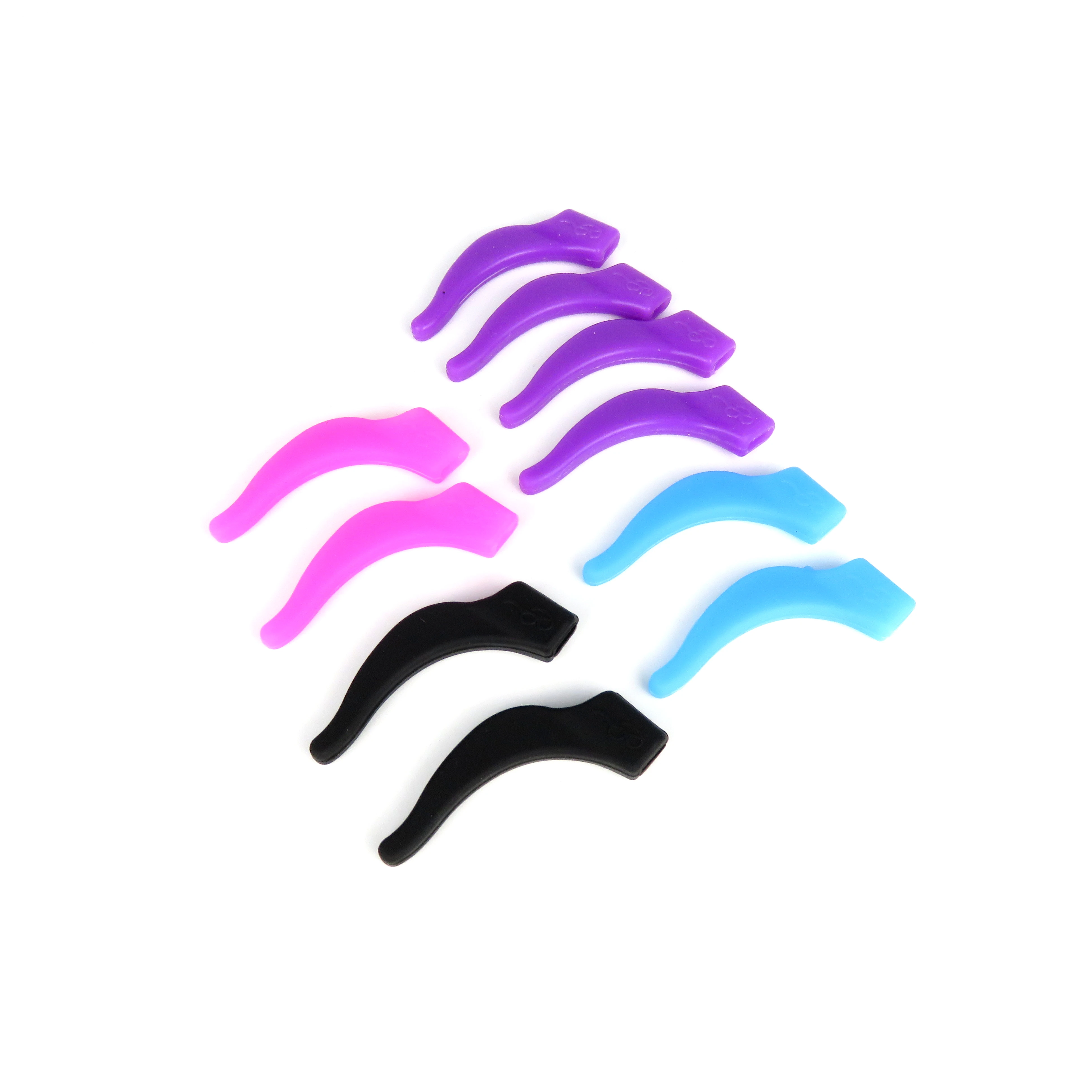 

Hot sell colorful glasses accessories anti-slip sport adjustable eyewear retainer sunglasses safety silicone glasses ear hooks