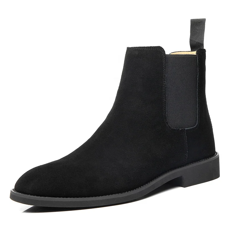 

Original Quality Nice Factory Wholesale Men's Ankle Chelsea Boots Leather Work Boots for Men, As picture and also can make as your request