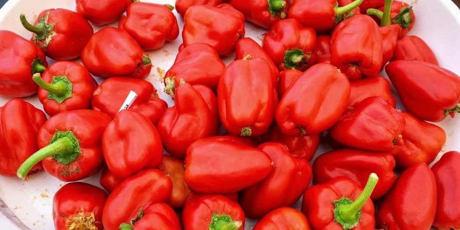 Toasting paprika in a skillet