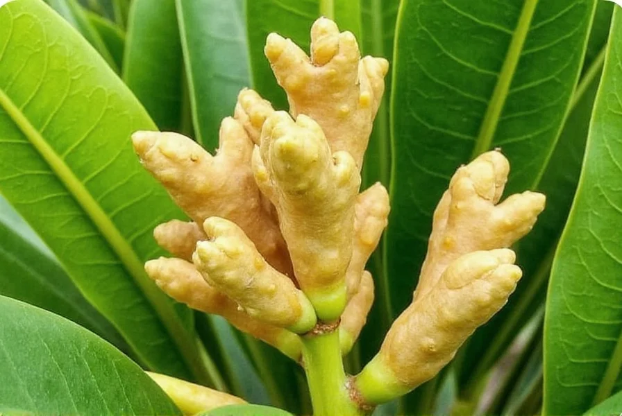 Harvested ginger rhizomes showing proper cleaning and drying techniques