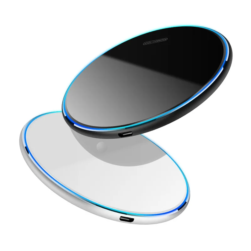 

15W Qi Mirror Wireless Charging Pad Universal Smart Phone Fast Charging Wireless Chargers for Cell Phone