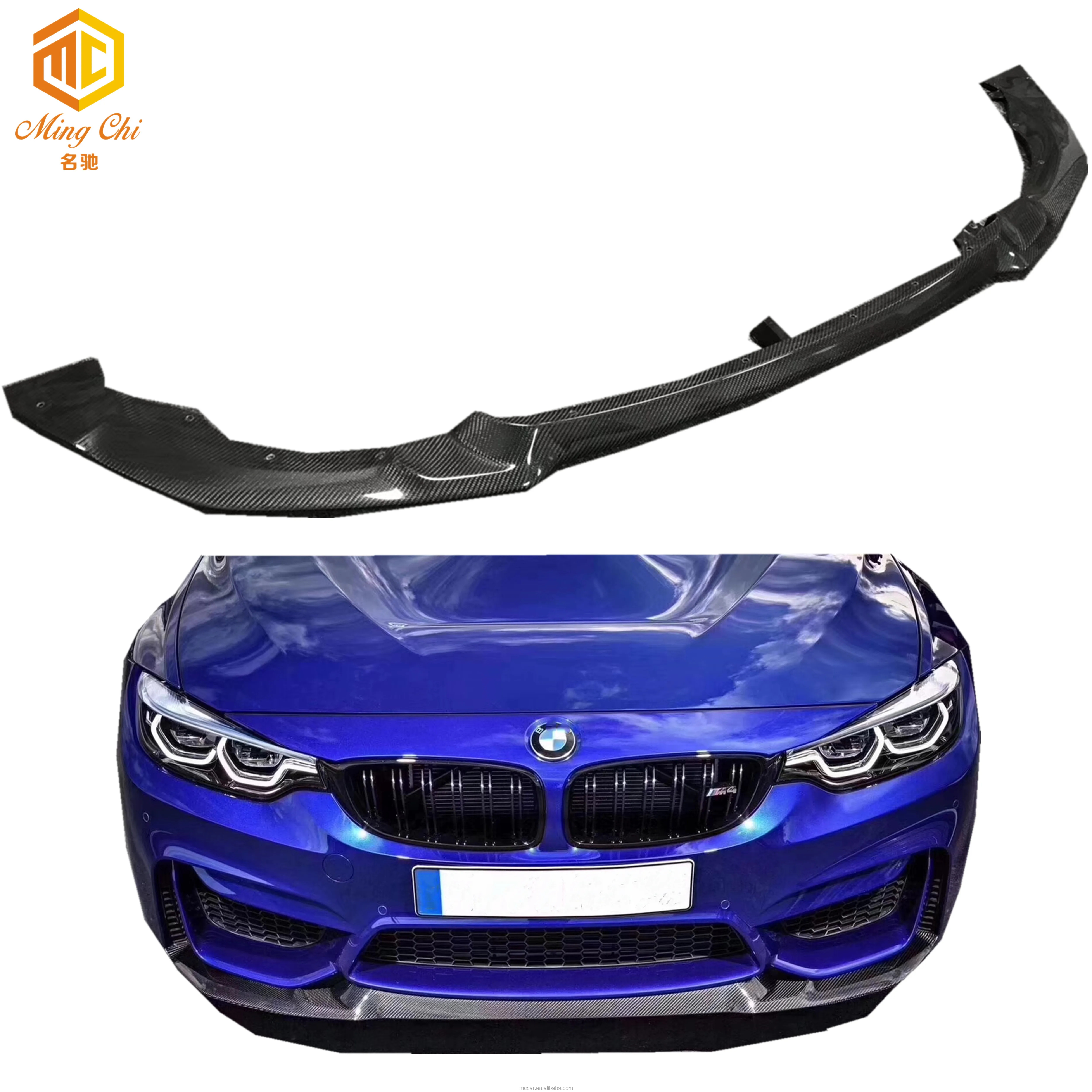 

F82 F80 F82 CS carbon fiber front lip car bumper front lip for BMW M4 F82 M3 F80