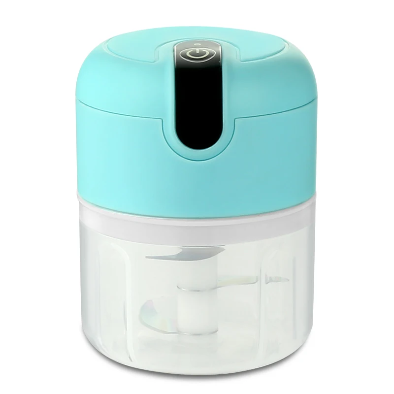 

2021 new garlic Crusher chopper portable electric mini with button in stock