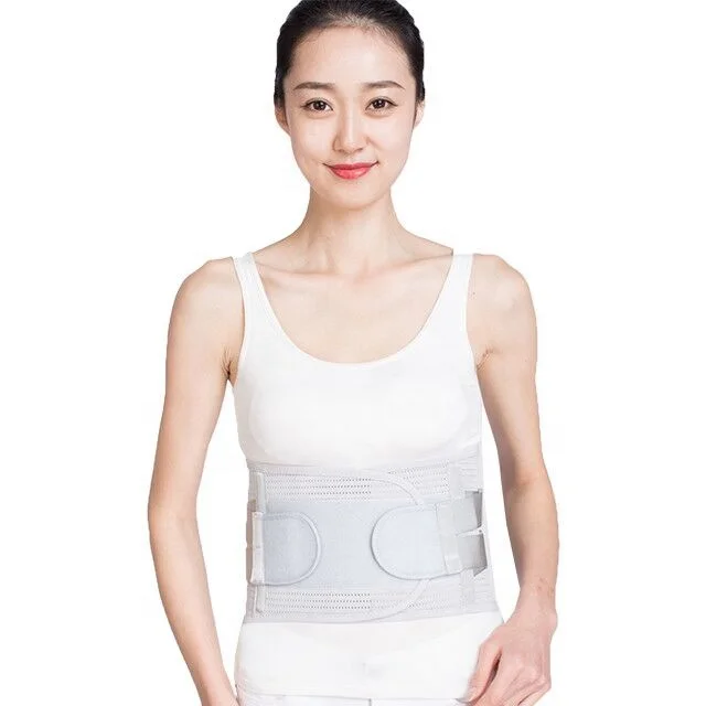 

Manufacturer back straightening support belt lumbar medical waist support belt, Gray