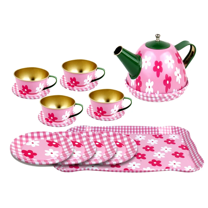 girls play tea set