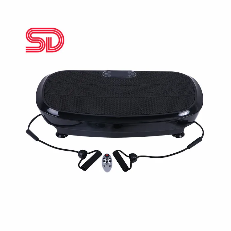 

SD-CFM02 Factory direct selling portable exercise multi-function crazy fit massage vibration plate machine, Black