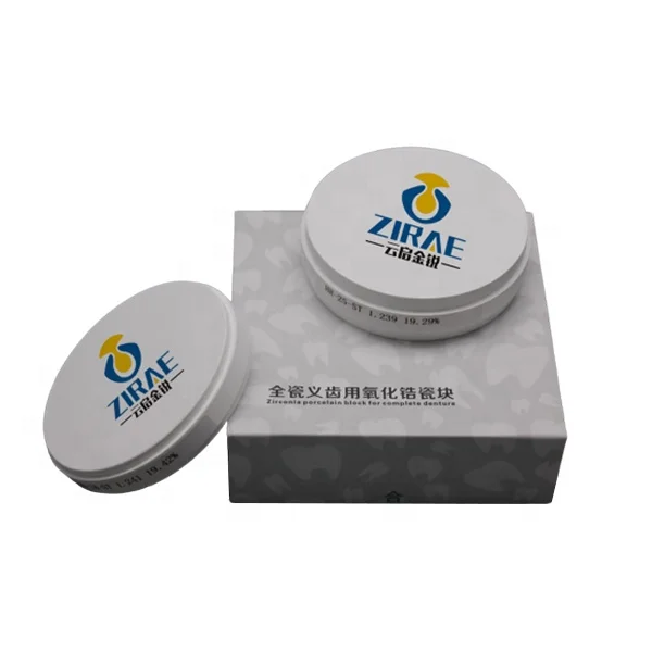
CE/ISO approved 41% translucency CAD CAM Open system l zirconia dental blocks/zirconia blanks/disks 