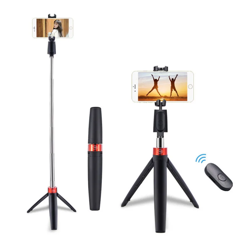 

Flexible Mini Portable Phone holder Wireless Selfie Stick Mobile Phone Tripod Wireless Selfie Tripod, Black, white