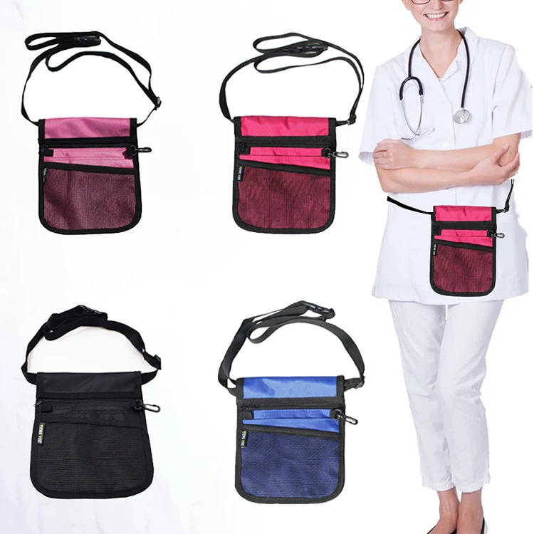 

Organizer Tool Crossbody Shoulder Bag Belt Waist Pack Women Men Travel Pouch Pack Portable Waist Bag for Nurse, 7 colors