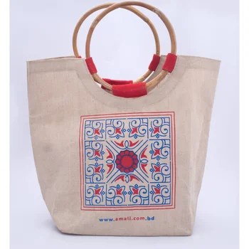 printed jute bags wholesale