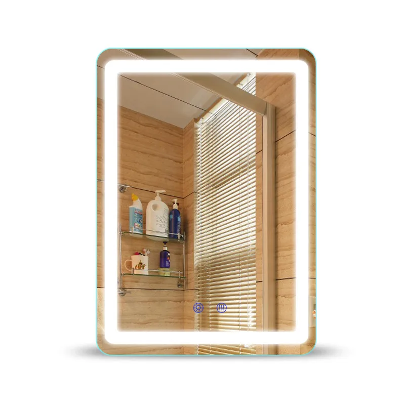 50*70CM IP65 Waterproof LED Bathroom Decorative Frameless Mirror