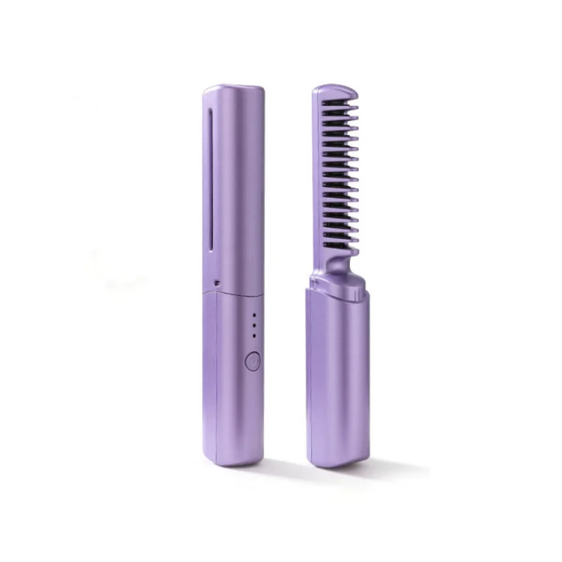 

Hair Straightener Brush-Negative Ion Hair Straightener Styling Comb Fast Heat Straightening Brush with Hot Comb