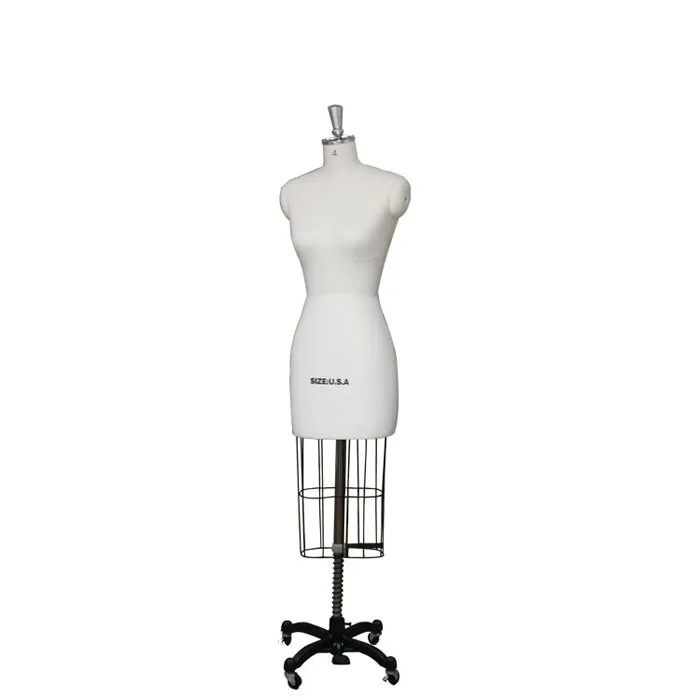 Professional Female Half Body Dress Form With Collapsible Shoulder And