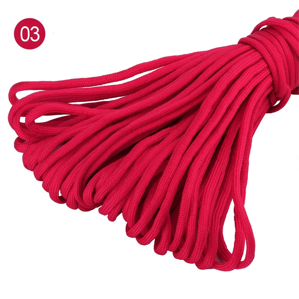 
4mm hank packing 7 inner cores paracord 550lbs Parachute Cord for Survival Bracelet 100meters 