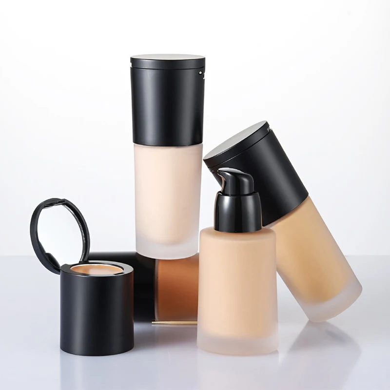 

Custom your logo no logo full coverage concealer makeup foundation mineral
