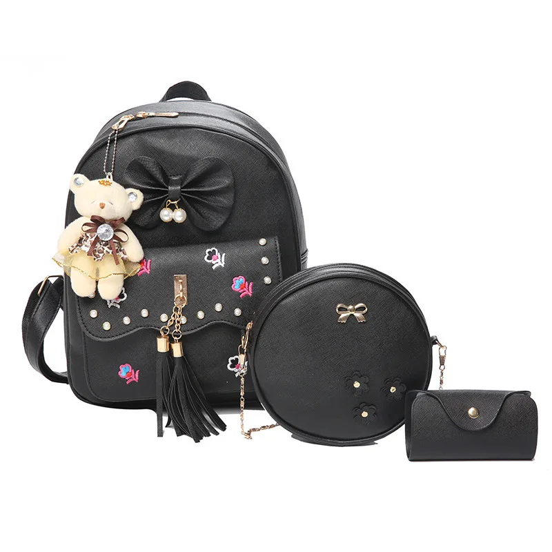 

Wholesale School Backpack Leather Bag For Girl